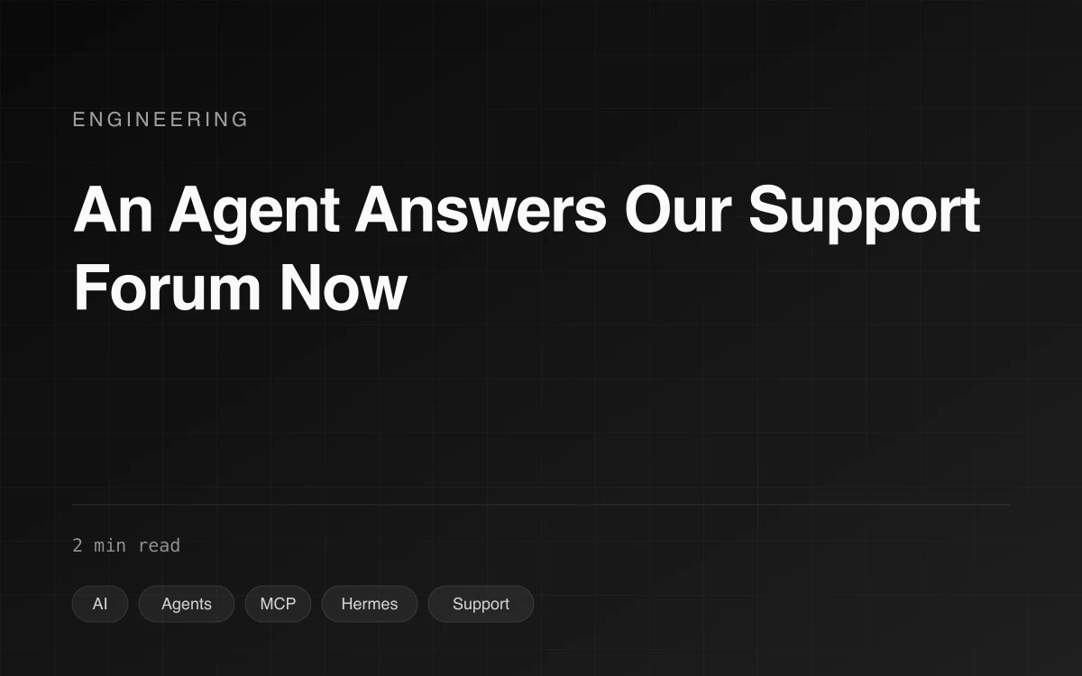 An Agent Answers Our Support Forum Now, cover image